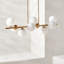 Lustre linéaire contemporain / remarquable à 9 lumières Viola