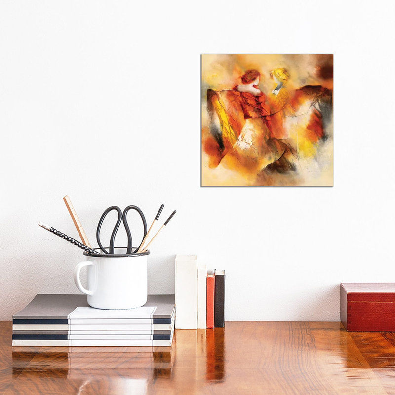 Meet Together I by Wil Lof - Wrapped Canvas Painting, 30.48 cm H x 30.48 cm W