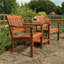  Wooden Love Seat