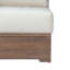 Chaise longue d'extérieur en bois d'acacia Donnie