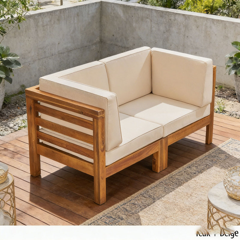 ENSEMBLE DE SIÈGE D'AMOUR 2 pièces, Beige