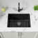 24" L X 18" L X 12" D Quartz Laundry Utility Sink Undermount Deep Single Bowl Granite Composite Kitchen Sink