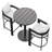 Tahoe 3-Piece Outdoor Aluminum Bar Set In White-123570687
