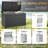 230 Gallon Outdoor Storage Box Waterproof with Lockable Lid-100670093-104345581