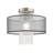 Haney Linen Blend Semi Flush Mount-1297012550-1297012557