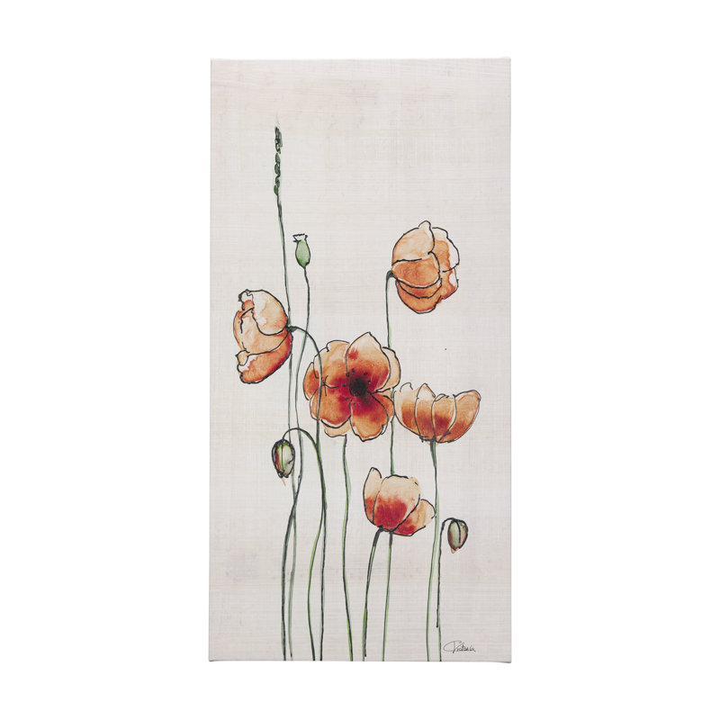 Meadow Flowers I a Hand, H 60 po x l 30 po x P 1,5 po