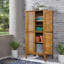 Armoire en bois massif Anjenette 195,05 gallons-1820600505