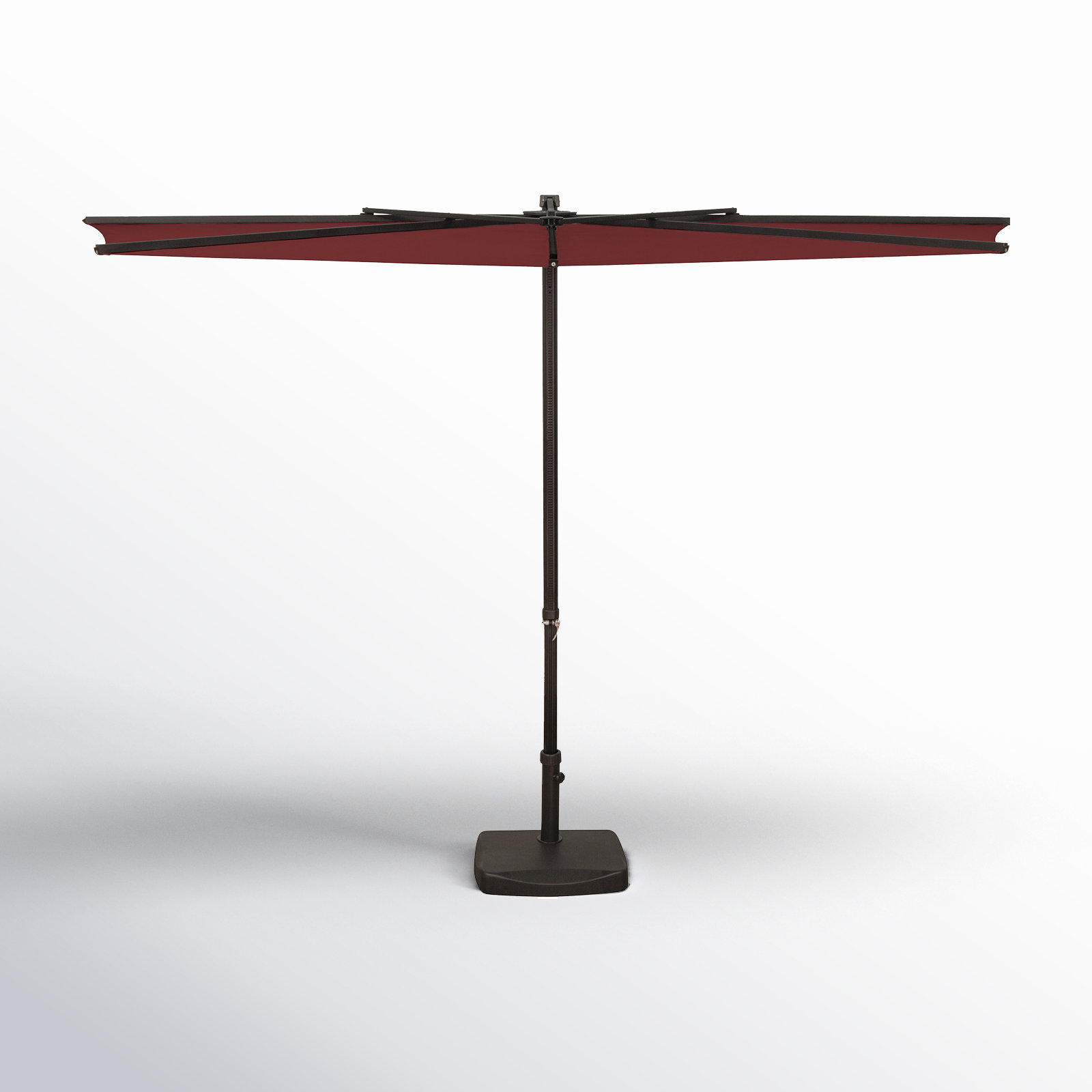 Ellen 57" Market Umbrella, Deep Red Performance