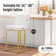Forsyth Upholstered Counter Stool with Metal Frame