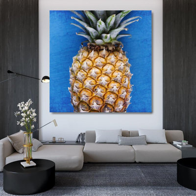 Bay Bay Home ™, art sur toile tendue de Kimberly, Allen, bleu ananas 2
