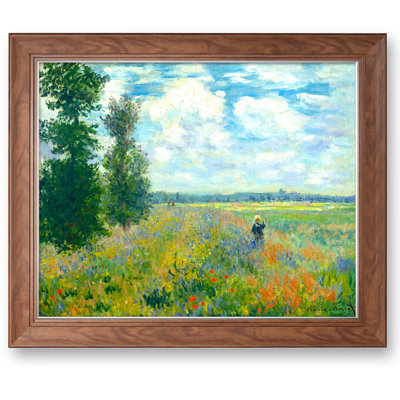 Monet Collection " Poppy Fields Near Argenteuil " by Claude Monet