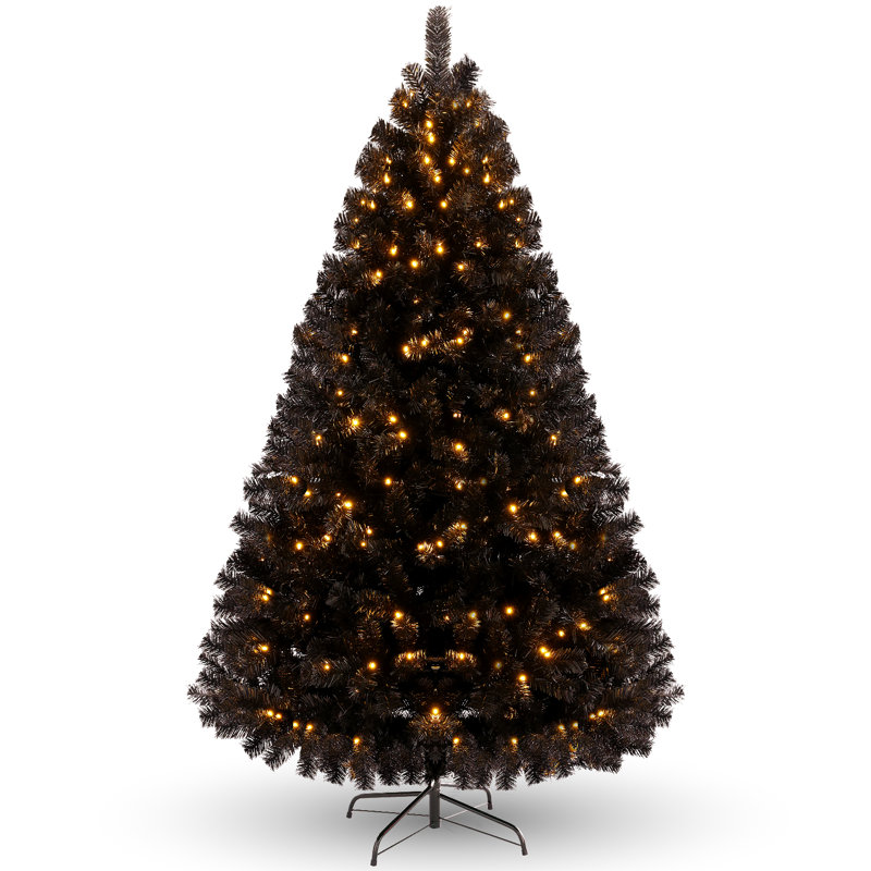 Kasir 72.05' Lighted Black Spruce Christmas Tree