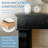 Fireplace Mantel Surround, Freestanding Wood Mantel With Leg, Decorative Farmhouse Fireplace Frame, Premium Grade A Mdf Anti-Tipping Mantel For Living Room, Black-802299415
