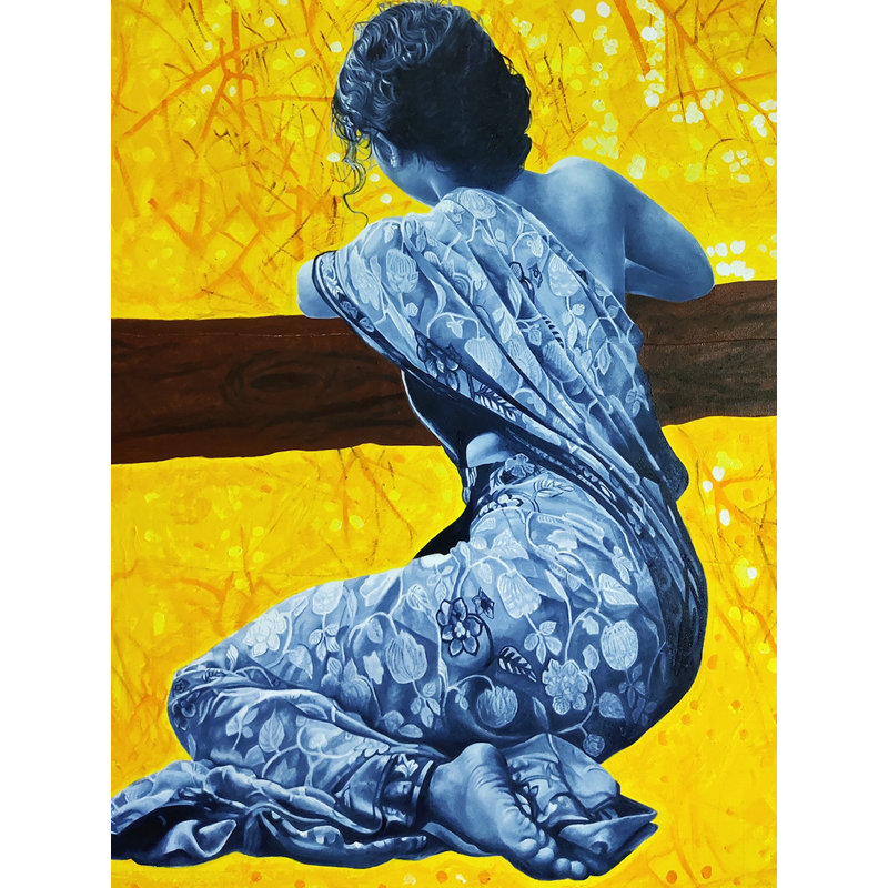 Few-Moments | Painting By Dhiraj Khandelwal | Oil Colour On Canvas