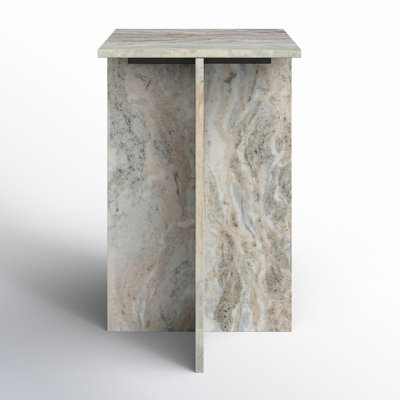 Baja Marble Frame End Table