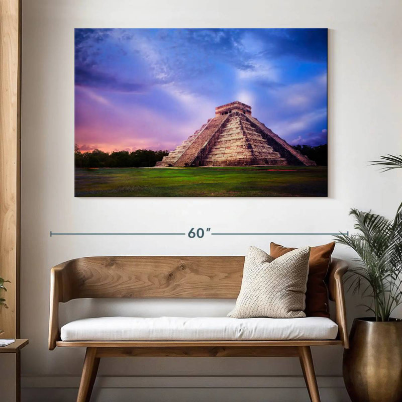 Temple Adella de Kukulkan, H 34 po x l 51 po