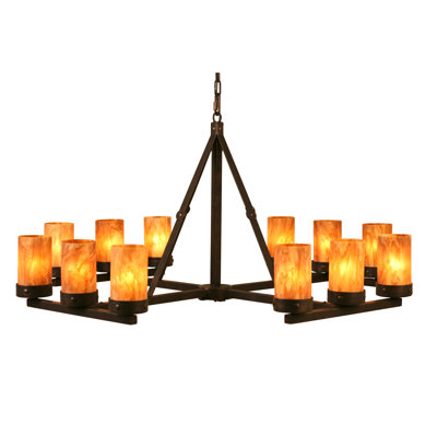 Lustre 12 lumières 48 "de large Parker