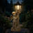 Angel Lamp Column Statue Set