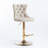 Swivel Velvet Barstools with Adjusatble Seat Height-1880070280-1880070259