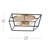 4-Light Bulbs Modern Metal Dimmable UL Listed Flush Mount Light