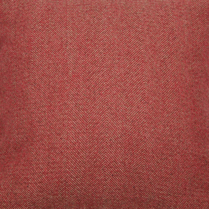 Barabara Velvet Solid Colour Bedspread, W50 x L255cm, Red/Charcoal Grey