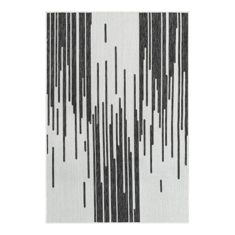 Geometric Indoor / Outdoor Rug, Rectangle 4'1" x 6'1"