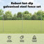 Vidaxl Fence With Posts Steel-116798044-116798064