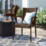 Chaise de patio empilable Alyisa