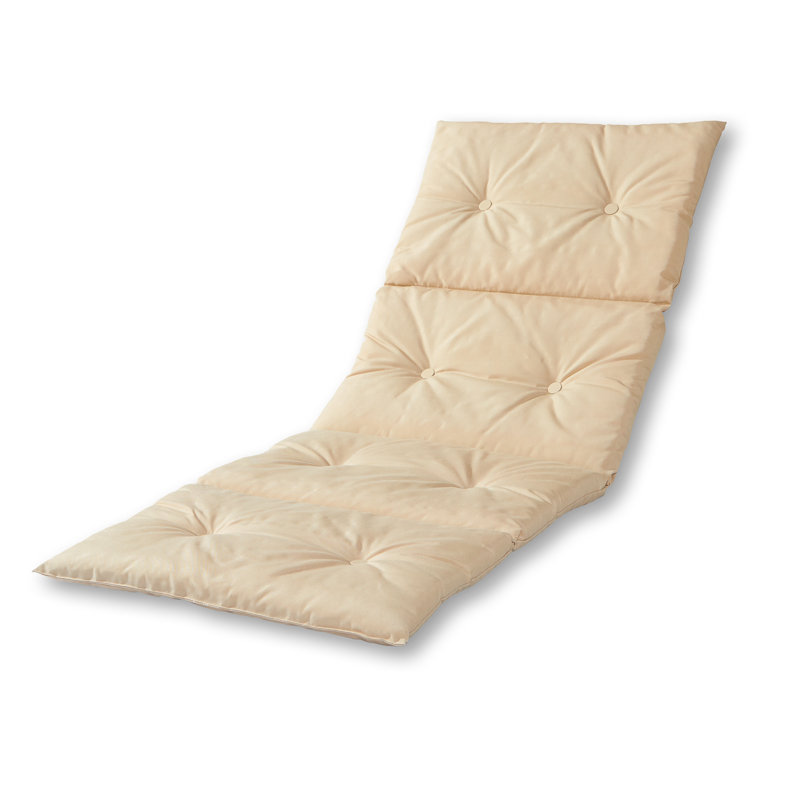 Coussin de chaise longue d'extérieur Shipton, Sable