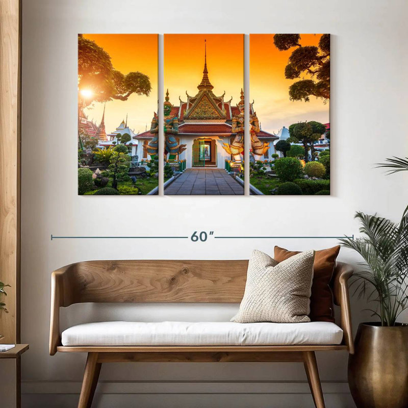 Adella Wat Arun Gate, 32" H x 50" W