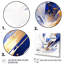 «Blue Gold Cubist Kaleidoscope I», reproduction sur toile-785969260-785969257