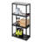 Gracious Living 4 Shelf Fixed Height Light Duty Storage Unit-1967583456