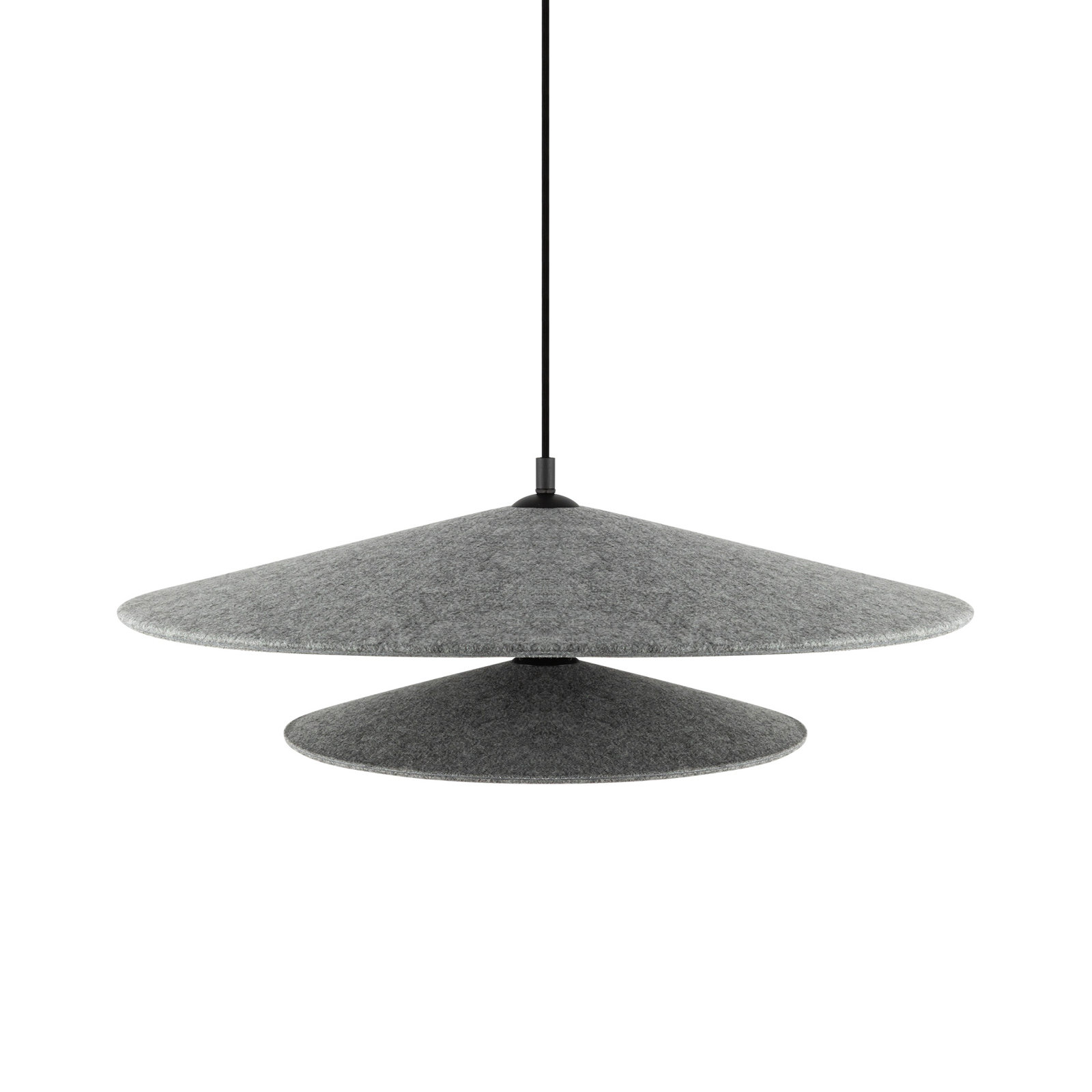 Cruz 2 Light Dimmable LED Pendant, Gray
