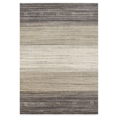 Wool Striped Area Rug