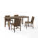 Lillebonne Rectangular 4 - Person 67.5" Long Dining Set with Cushions