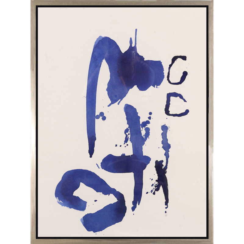 Symbolique I - peinture sur toile à cadre flottant