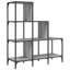 Zampa 92cm W Metal Step Bookcase-1154401445