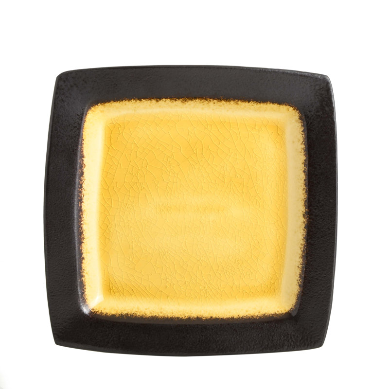 Service de table 16 pièces, service pour 4 Gibson Ocean Paradise, Jaune / noir