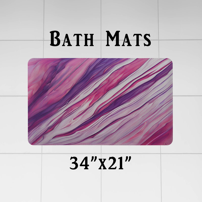 Rideau de douche Vlash Abstract, 93 po x 70 po