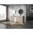 84" Modular Freestanding Bathroom Vanity with Ceramic Sink, Storage Cabinets, and Soft-Close Doors