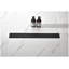 Drain de douche linéaire avec grille quadrato amovible, drain de douche en acier inoxydable 304 inclus, crépine et pieds de nivellement
