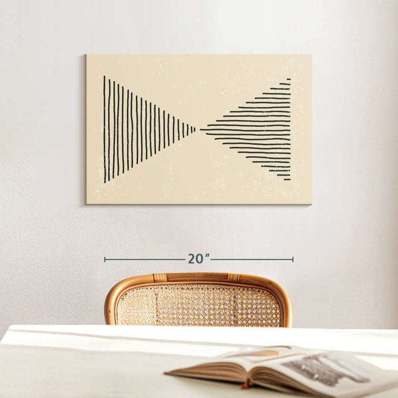 Avery Triangle Abstract, 16" H x 24" W