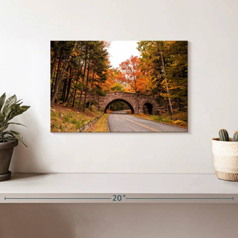 Alvord Acadia Park Bridge - automne, H 8 po x l 12 po