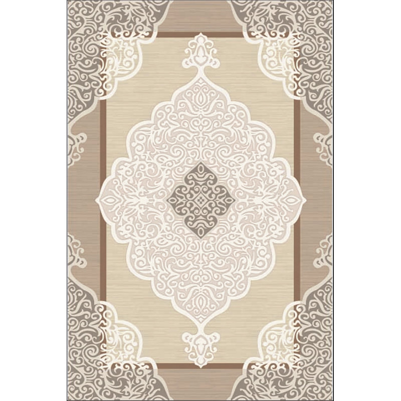 Luxurious Velvet Area Rug (4.6 x 7.2 ft), 100% Antibacterial Fabric, Non-Slip Cotton Backing, Pile Height: 0.4 in | Machine Washable, 3D Digital Print Design | Perfect for Living Room & Bedroom Decor, Soft & Durable