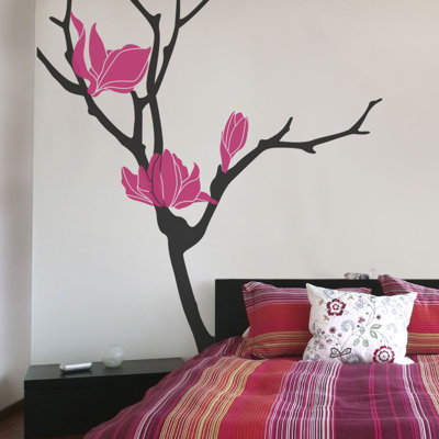Décalcomanie murale magnolia
