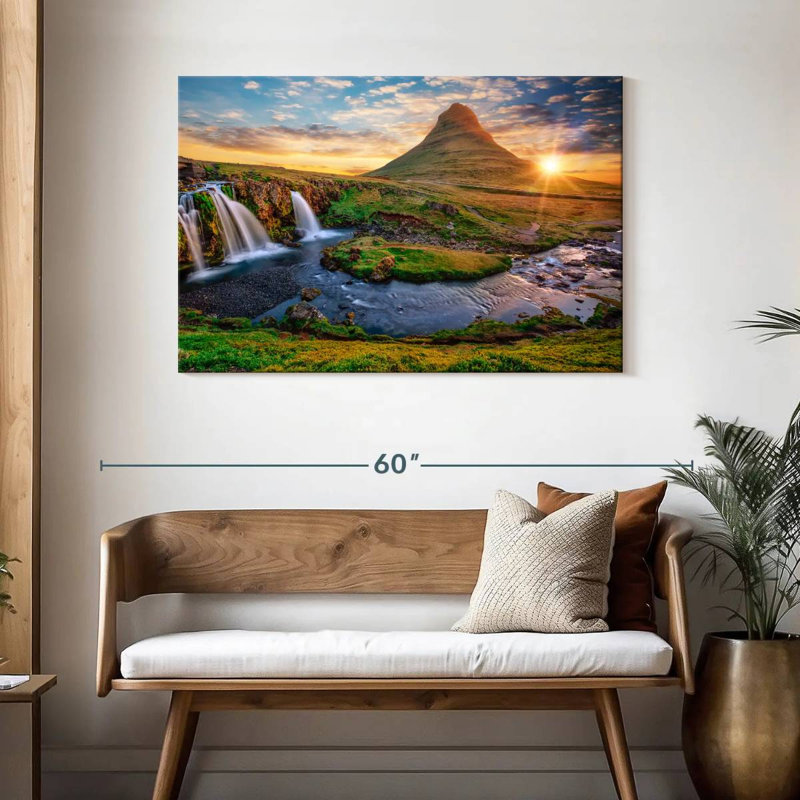 Alvord Kirkjufell au lever du soleil, H 30 po x l 45 po