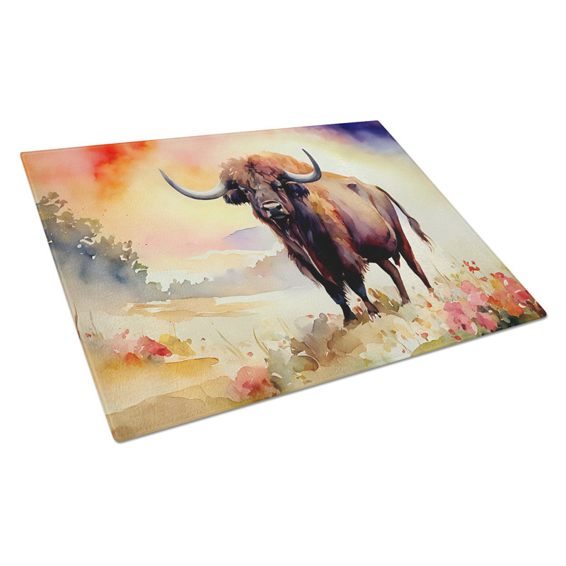 Buffalo Glass Cutting Board Large