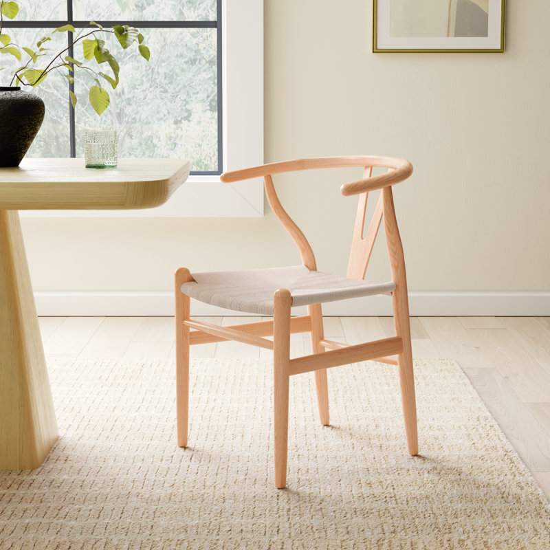 Fairbanks 18'' H Beech Solid Wood Side Chair, Natural/Natural