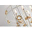 Luminaire suspendu en verre craquelé 1 lumière Maya-28208550-28151947