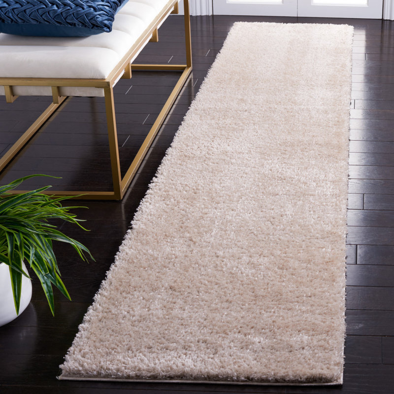 Nicole Tahoe Shag Performance Solid Color Rug, Runner 2' x 9'